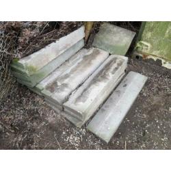 Beton banden 9 stuks zware uitvoering