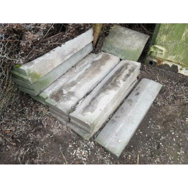 Beton banden 9 stuks zware uitvoering