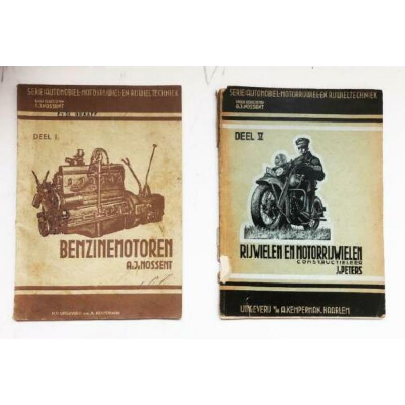 motorvoertuigentechniek 2 stuks, antiek
