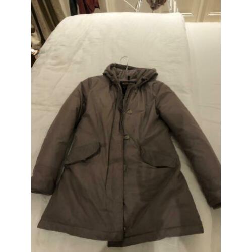 Echte Woolrich jas taupe kleur XS
