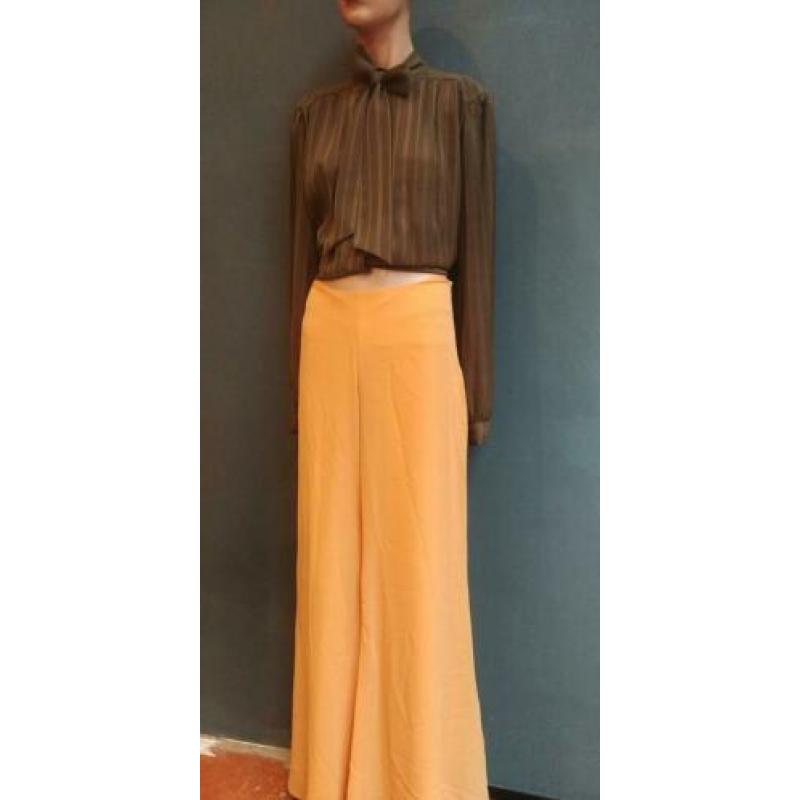 Vintage tutten blouse (80s) licht doorschijnend ( MT M/L)