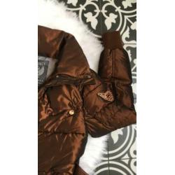 *** prachtige winterjas, merk air force, bronskleur, glans