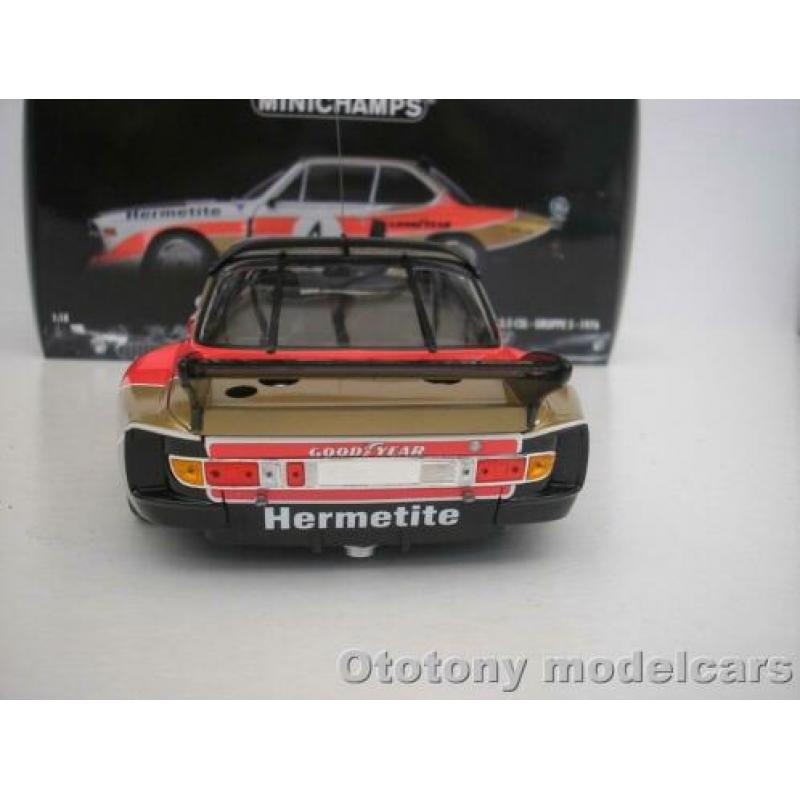 Bmw 3.5 CSL #4 6h Silverstone 1976 1/18 Minichamps