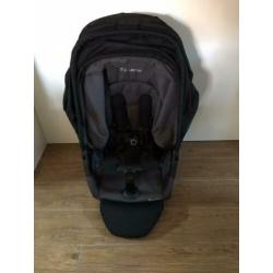 Kinderwagen 3 delig met accessoires kleur zwart grijs