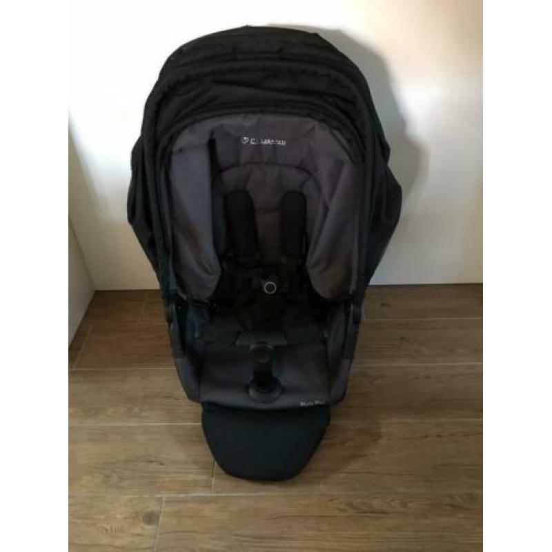 Kinderwagen 3 delig met accessoires kleur zwart grijs