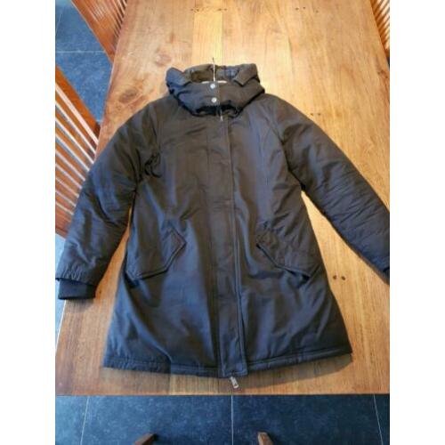 only dames winterjas, parka maat m, zwart.