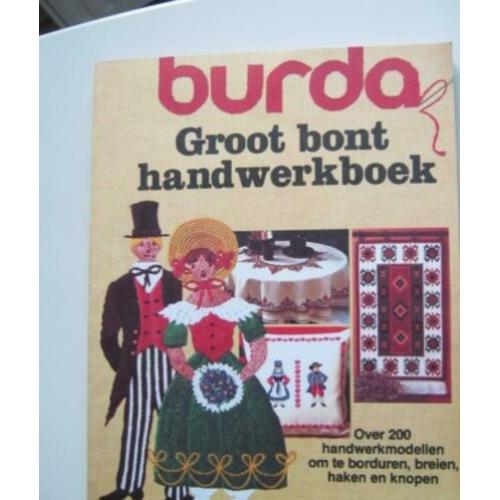 Burda groot bont handwerkboek zie foto`s nr 6659