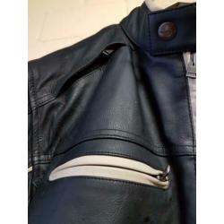 TRIUMPH motorjas in zwaar leder