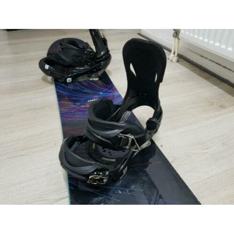 Burton honcho 162 wide snowboard + burton p1 binding maat l
