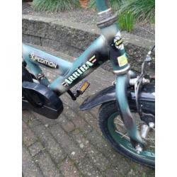 Camouflage jongens fietsje12,5 inch wielen en zijwieltjes