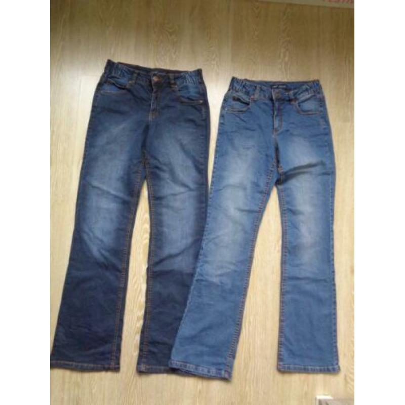 2 NIEUWE Arizona Bootcutjeans "Svenja" maat 38L (76)