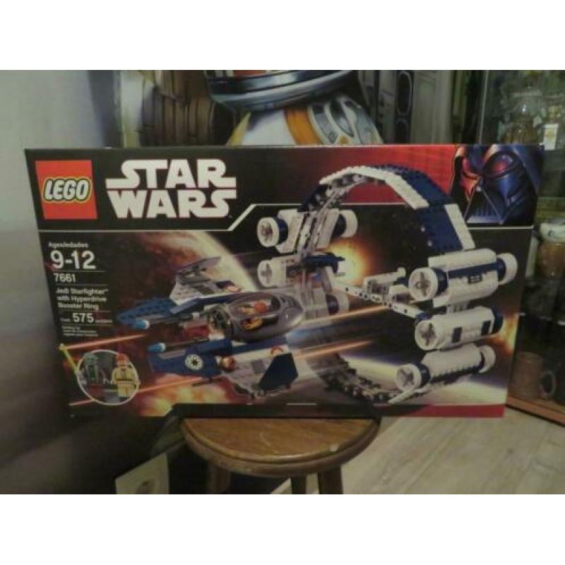 Lego Star Wars 7661 Jedi Starfighter With Hyperdrive Ring