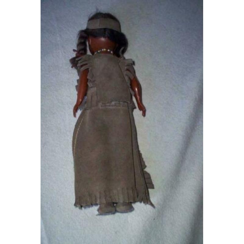 aanbieding 1 indianen indiaan popje poppetje pop 27,5 cm