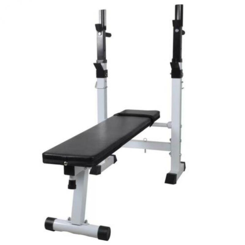 Rechte halterbank fitnessbank trainingsbank GRATIS BEZORGD!