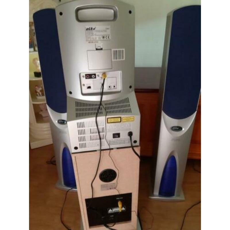 Tower Design Stereo Music Center..