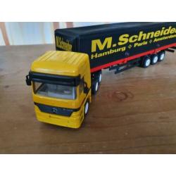 Siku Mercedes Actros M. Schneider Amsterdam 1:55 NM