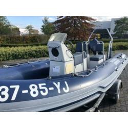 Joker coaster 515 yamaha 100 pk/ trailer met brede as