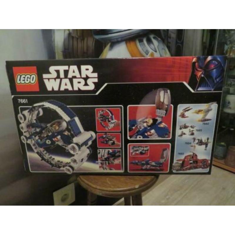 Lego Star Wars 7661 Jedi Starfighter With Hyperdrive Ring
