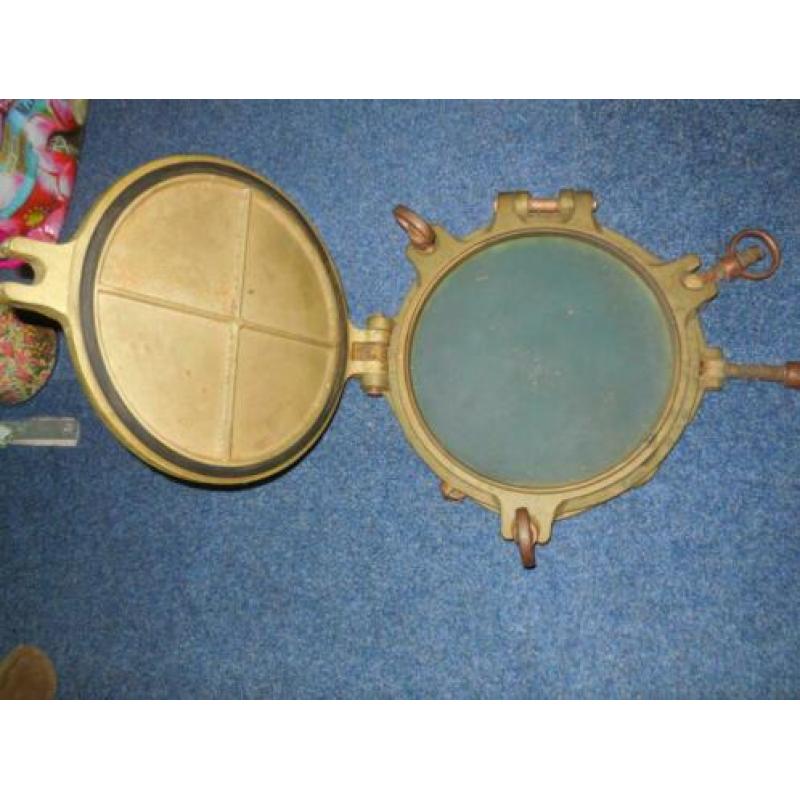 antiek kopere items groot
