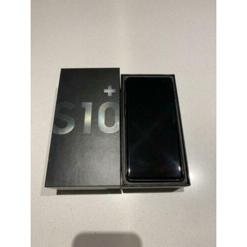 Samsung Galaxy S10 plus 128GB Black NIEUWTAAT 1 jaar oud+Bon