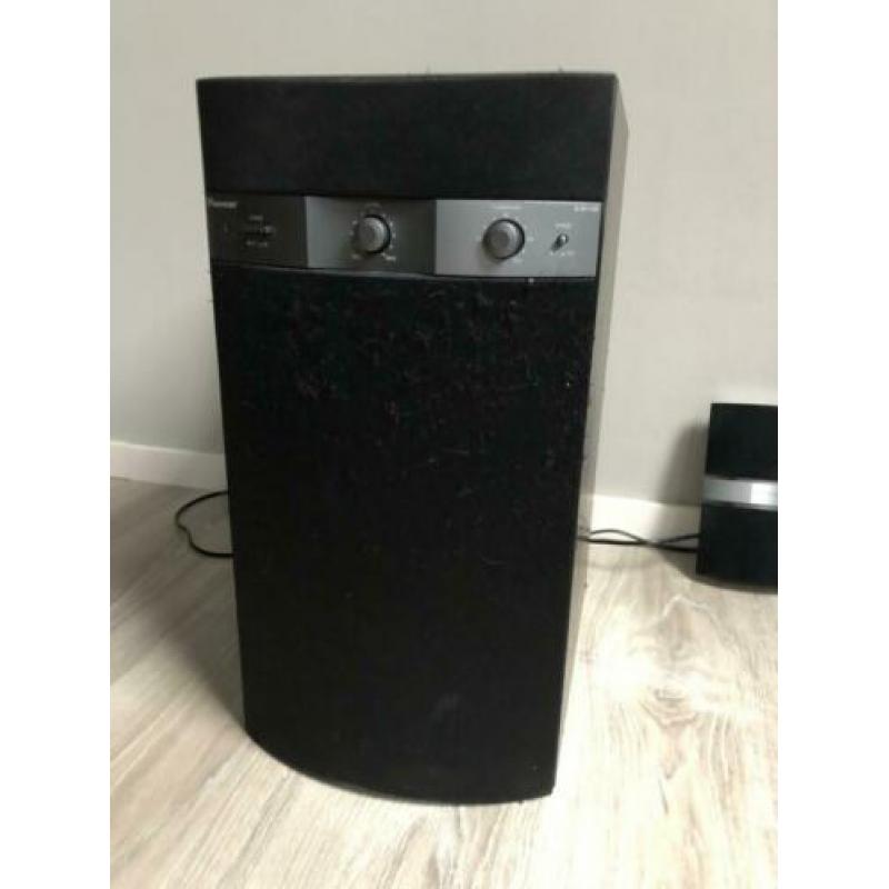 Pioneer subwoofer + boxen