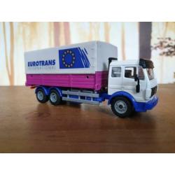 Siku Mercedes SK motorwagen Eurotrans met huif 1:55 nm
