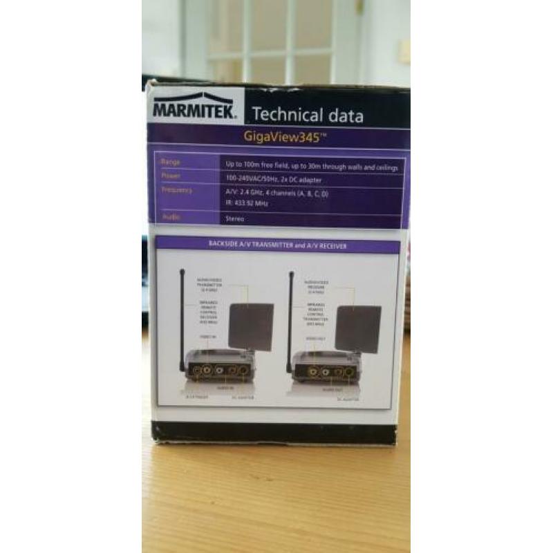 Marmitek Wireless Audio/Video sender Zender Gigaview 345