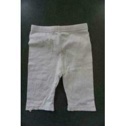 ZGAN Jottum Capri Basic Witte Legging, onder Jurk Wit, Mt 86