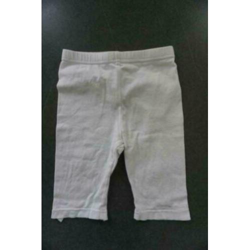 ZGAN Jottum Capri Basic Witte Legging, onder Jurk Wit, Mt 86