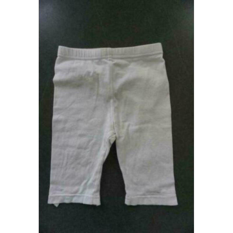 ZGAN Jottum Capri Basic Witte Legging, onder Jurk Wit, Mt 86