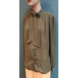 Vintage tutten blouse (80s) licht doorschijnend ( MT M/L)
