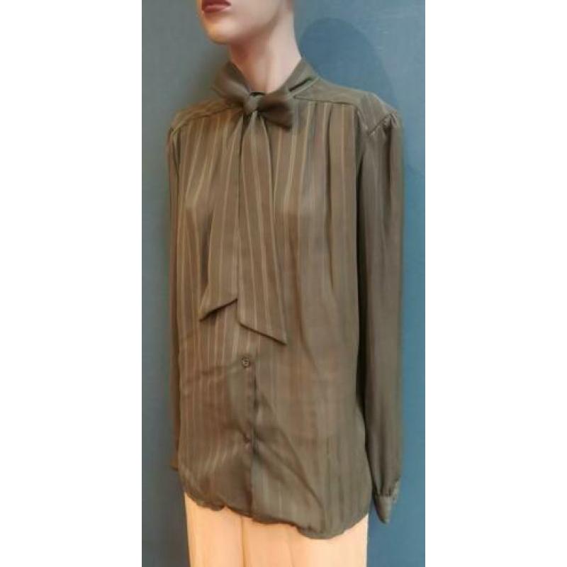 Vintage tutten blouse (80s) licht doorschijnend ( MT M/L)