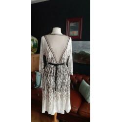 Mooie vintage jurk maat 38/40 kleur bruin