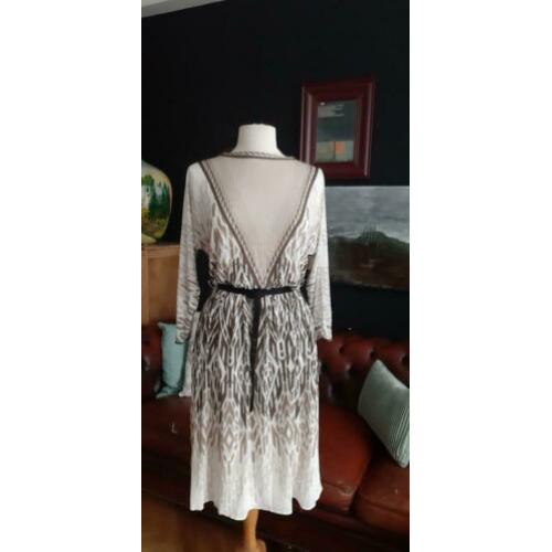 Mooie vintage jurk maat 38/40 kleur bruin