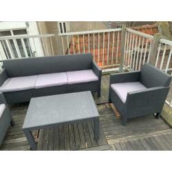Terras lounge set.