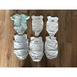 Pakket rompers maat 56