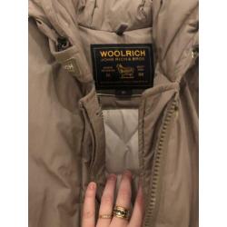 Echte Woolrich jas taupe kleur XS