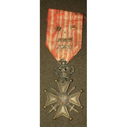 Medaille oorlogskruis 1914 1918 Croix du Guerre ereteken