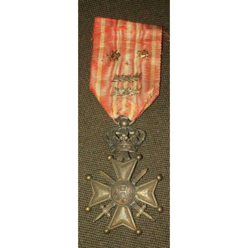 Medaille oorlogskruis 1914 1918 Croix du Guerre ereteken