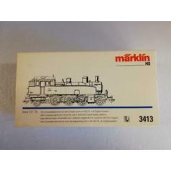 Märklin 3413 Tender stoomloc. 131 TA SNCF Delta dig.