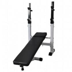 Rechte halterbank fitnessbank trainingsbank GRATIS BEZORGD!
