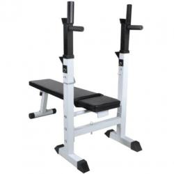 Rechte halterbank fitnessbank trainingsbank GRATIS BEZORGD!