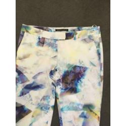 D610 EXPRESSO maat 36=S broek pantalon jeans wit blauw
