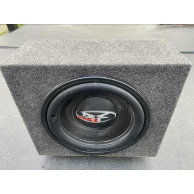 Te koop subwoofer punch incl. twee versterkers/ luidsprekers