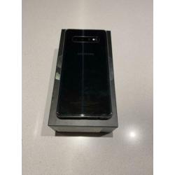 Samsung Galaxy S10 plus 128GB Black NIEUWTAAT 1 jaar oud+Bon
