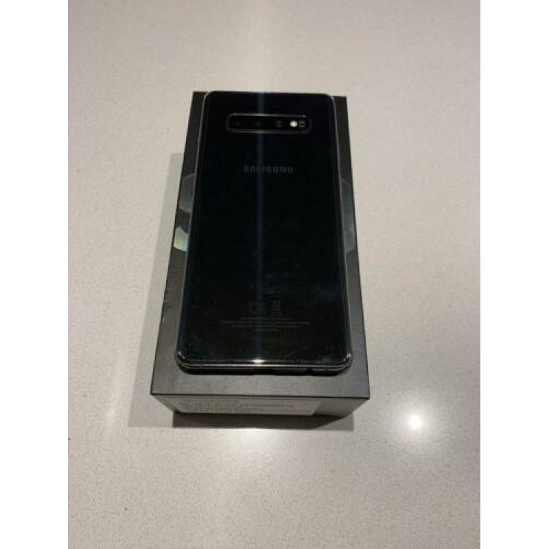 Samsung Galaxy S10 plus 128GB Black NIEUWTAAT 1 jaar oud+Bon