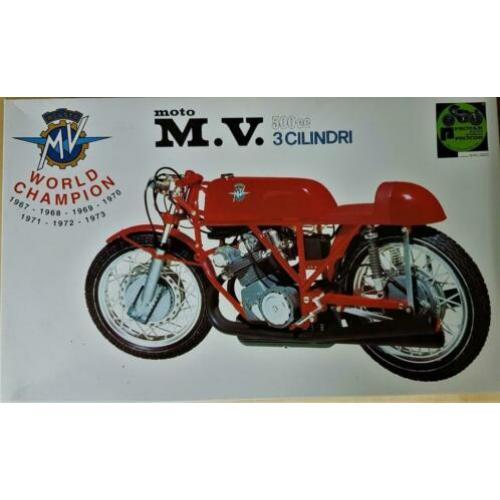 M.V. 500cc 3 cilindri 1967 Vintage Bouwdoos.