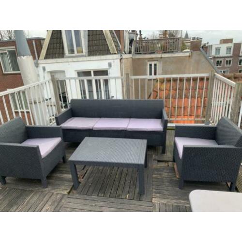 Terras lounge set.