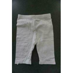 ZGAN Jottum Capri Basic Witte Legging, onder Jurk Wit, Mt 86