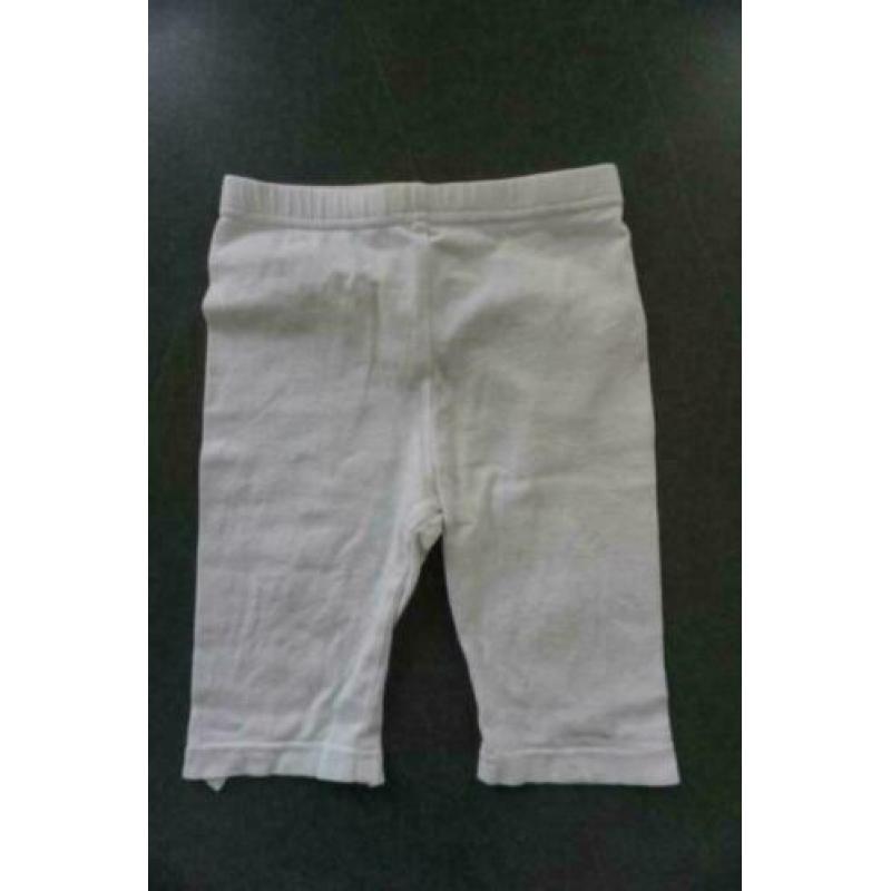ZGAN Jottum Capri Basic Witte Legging, onder Jurk Wit, Mt 86